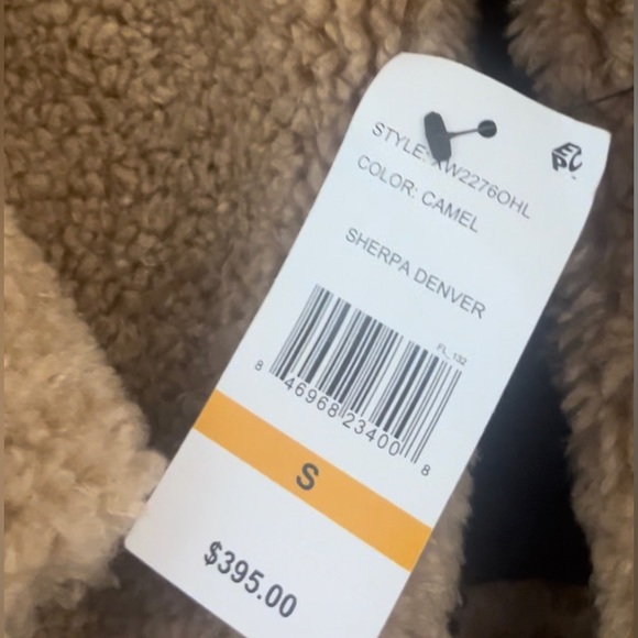 NWT SAM. Sherpa Denver Jacket in Camel - S - Picture 3 of 10